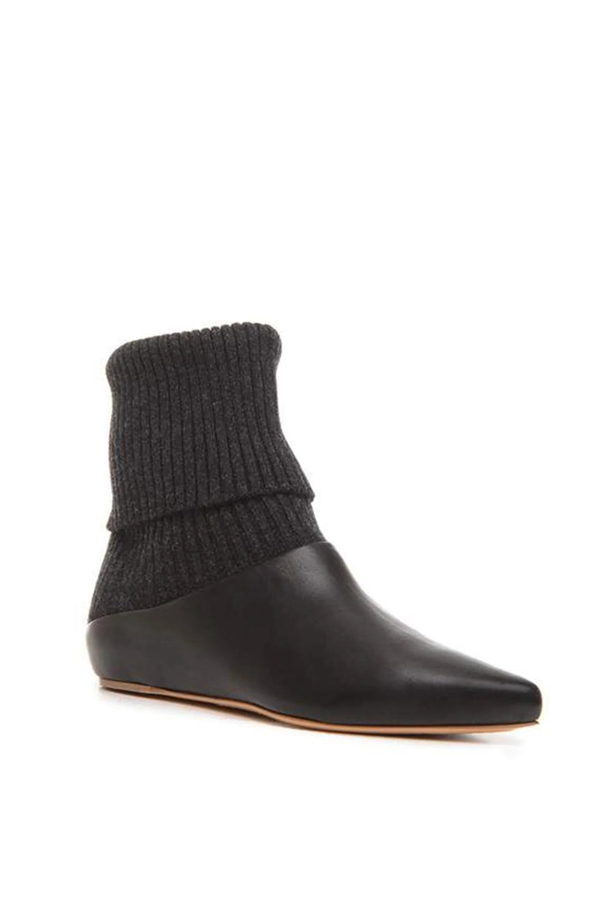 Rocia en noir cuir & cachemire