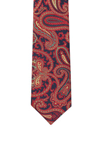 Silk satin tie - Bordeaux