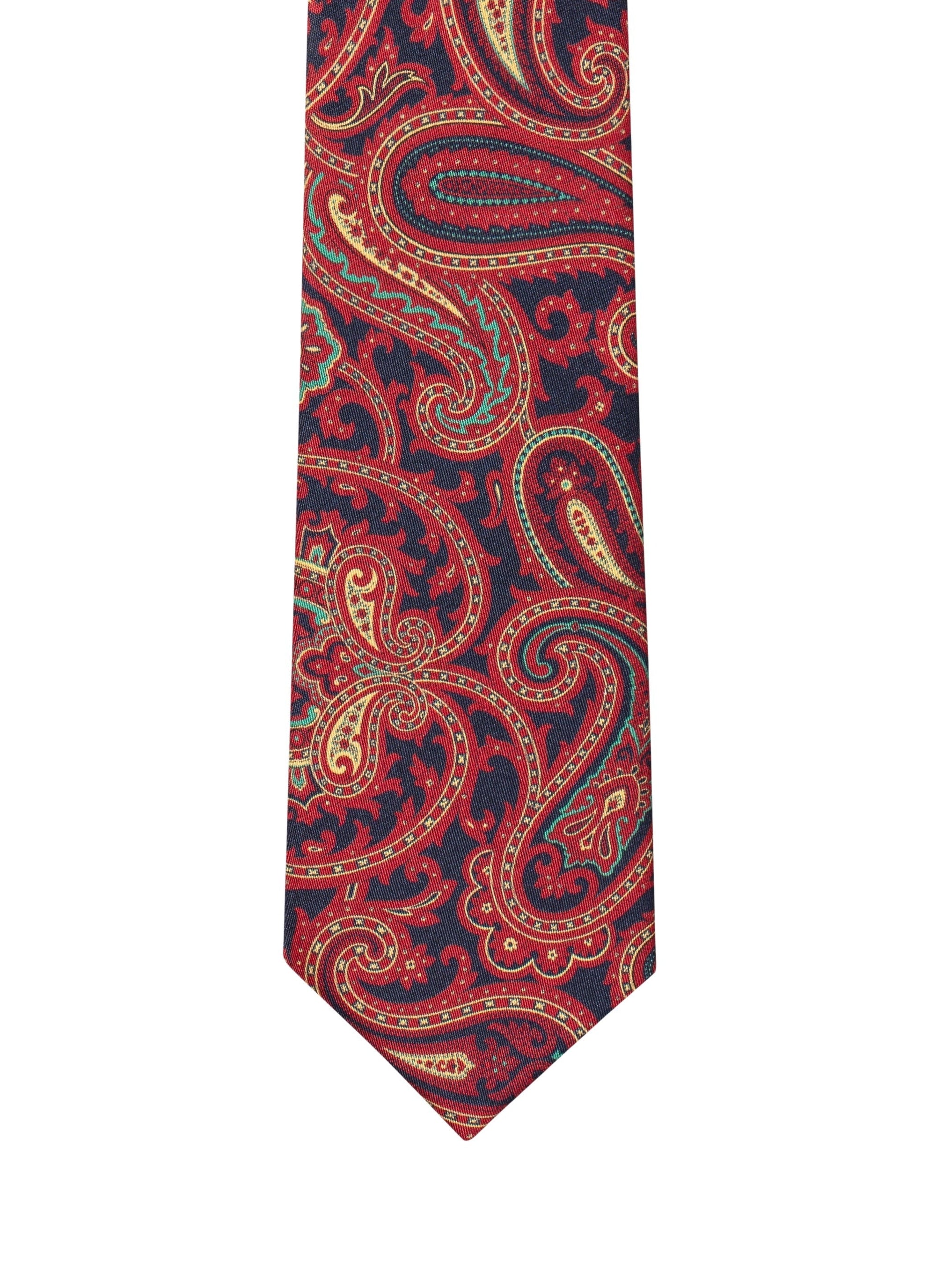 Silk satin tie - Bordeaux