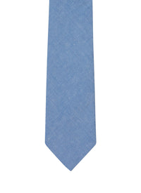 Linen tie - Bleu de Nîmes