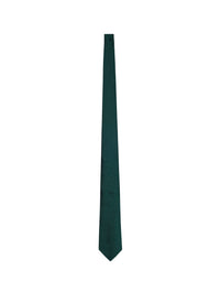 Silk polka-dot tie - Bottle Green