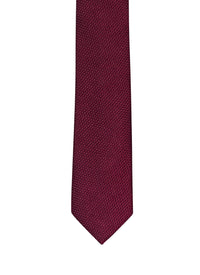 Silk tie - Bordeaux
