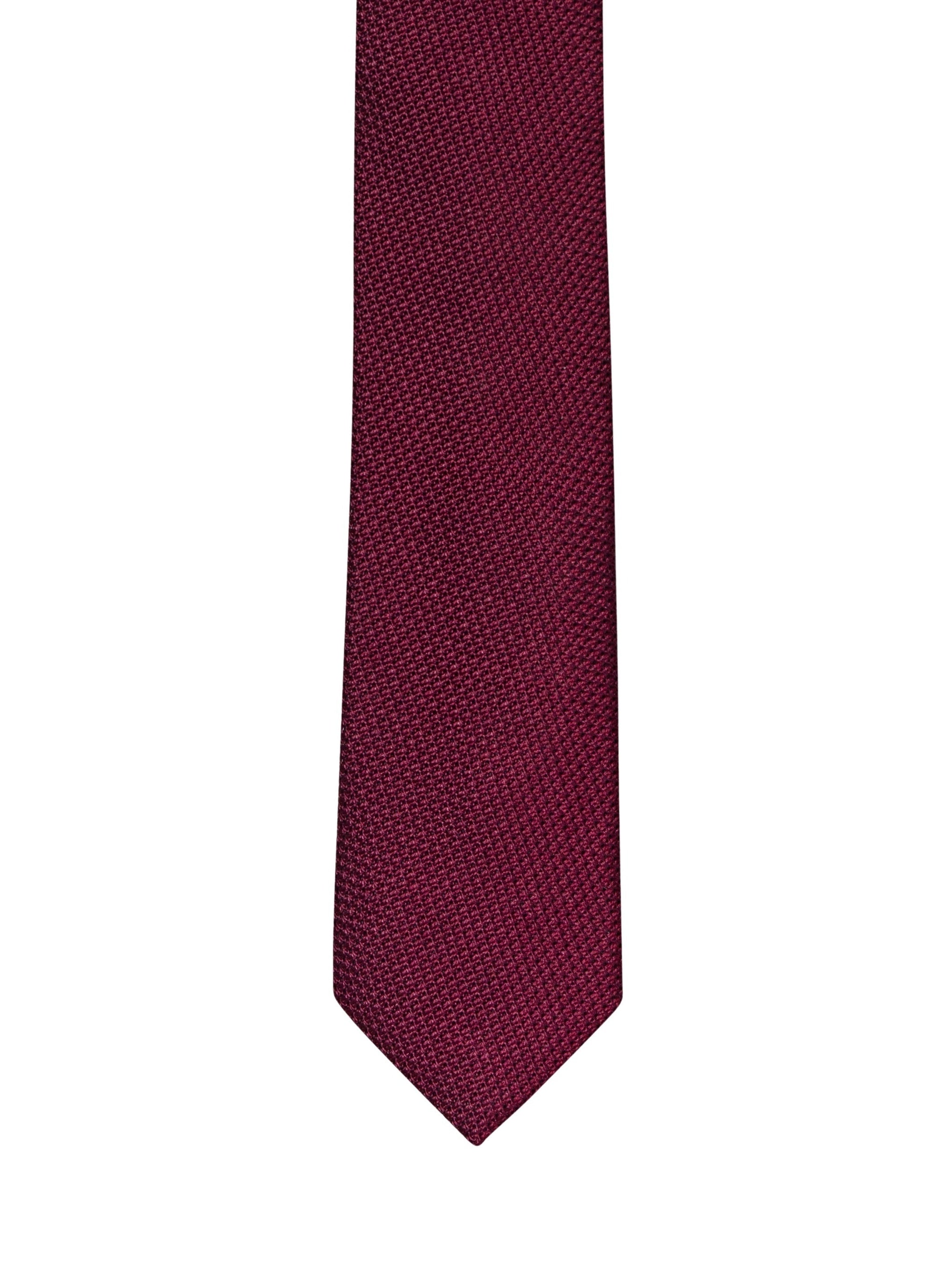 Silk tie - Bordeaux