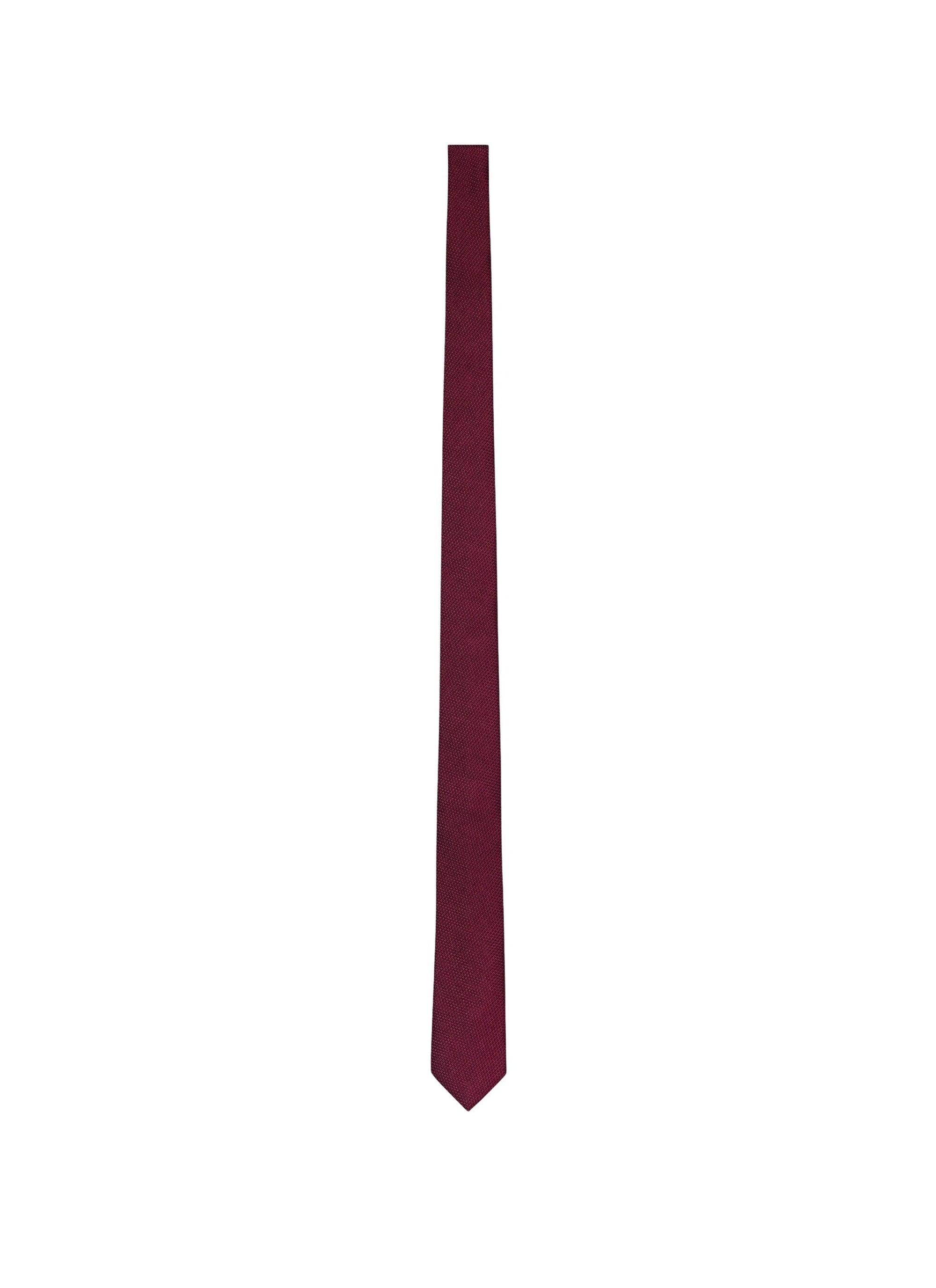 Silk tie - Bordeaux