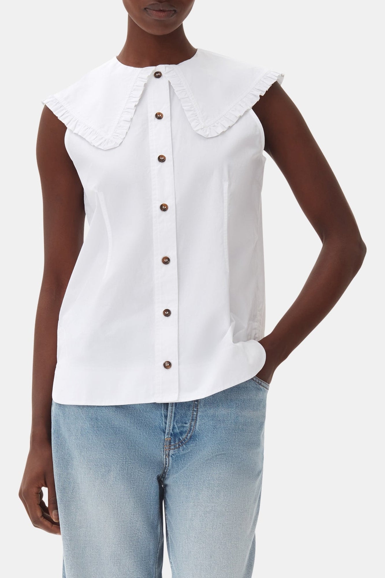 Blouse sans manches - Bright White