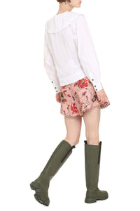 Chemise à col avec volants - Bright White