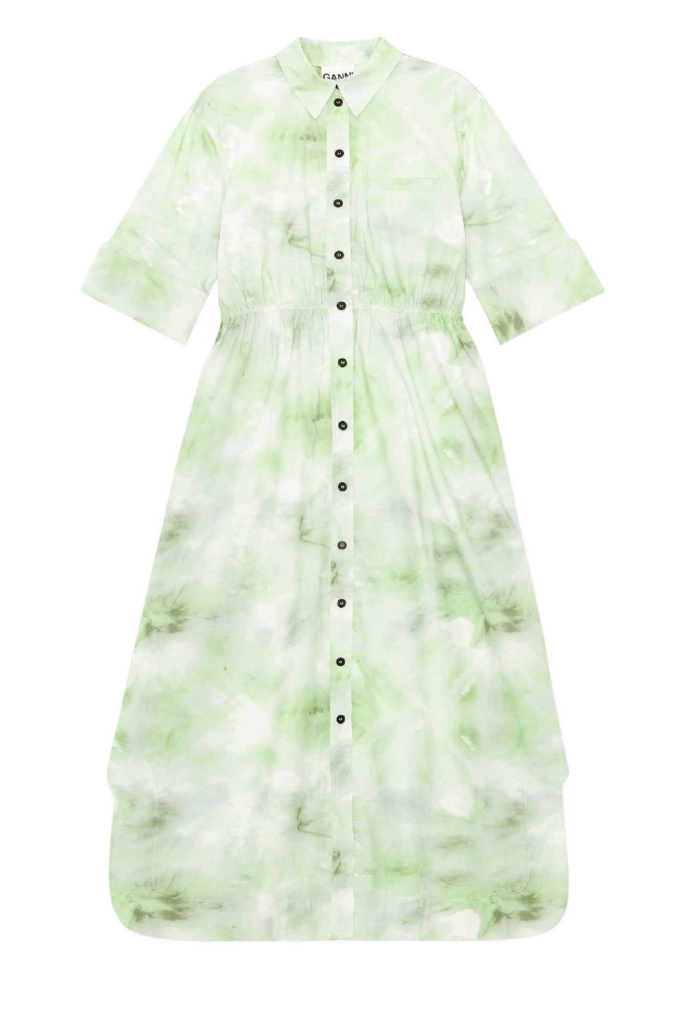 Robe chemise en imprimée - Kelly Green