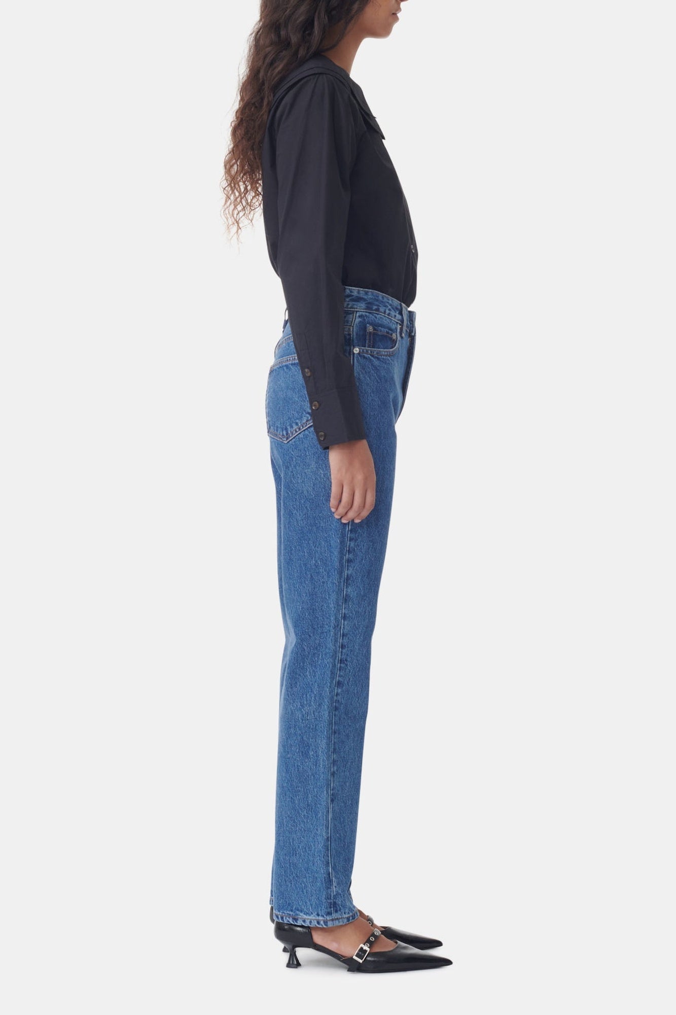 Pantalon Swigy en denim - Mid Blue Stone