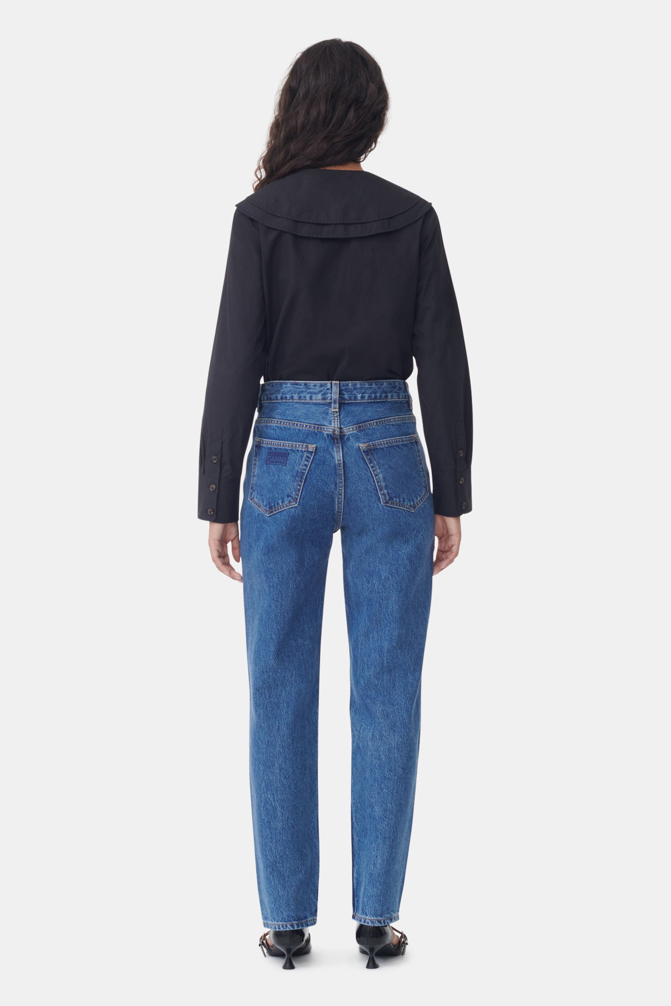 Pantalon Swigy en denim - Mid Blue Stone