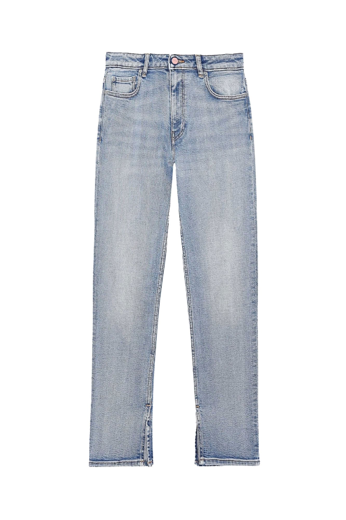 Beksi trousers with denim pockets - Light Blue Vintage