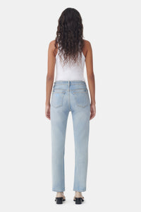 Beksi trousers with denim pockets - Light Blue Vintage