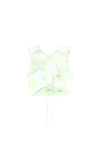 Top en imprimée - Kelly Green