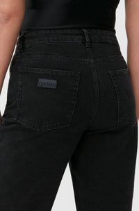 Denim trousers - Washed Black