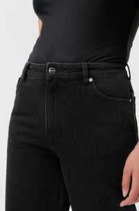 Denim trousers - Washed Black