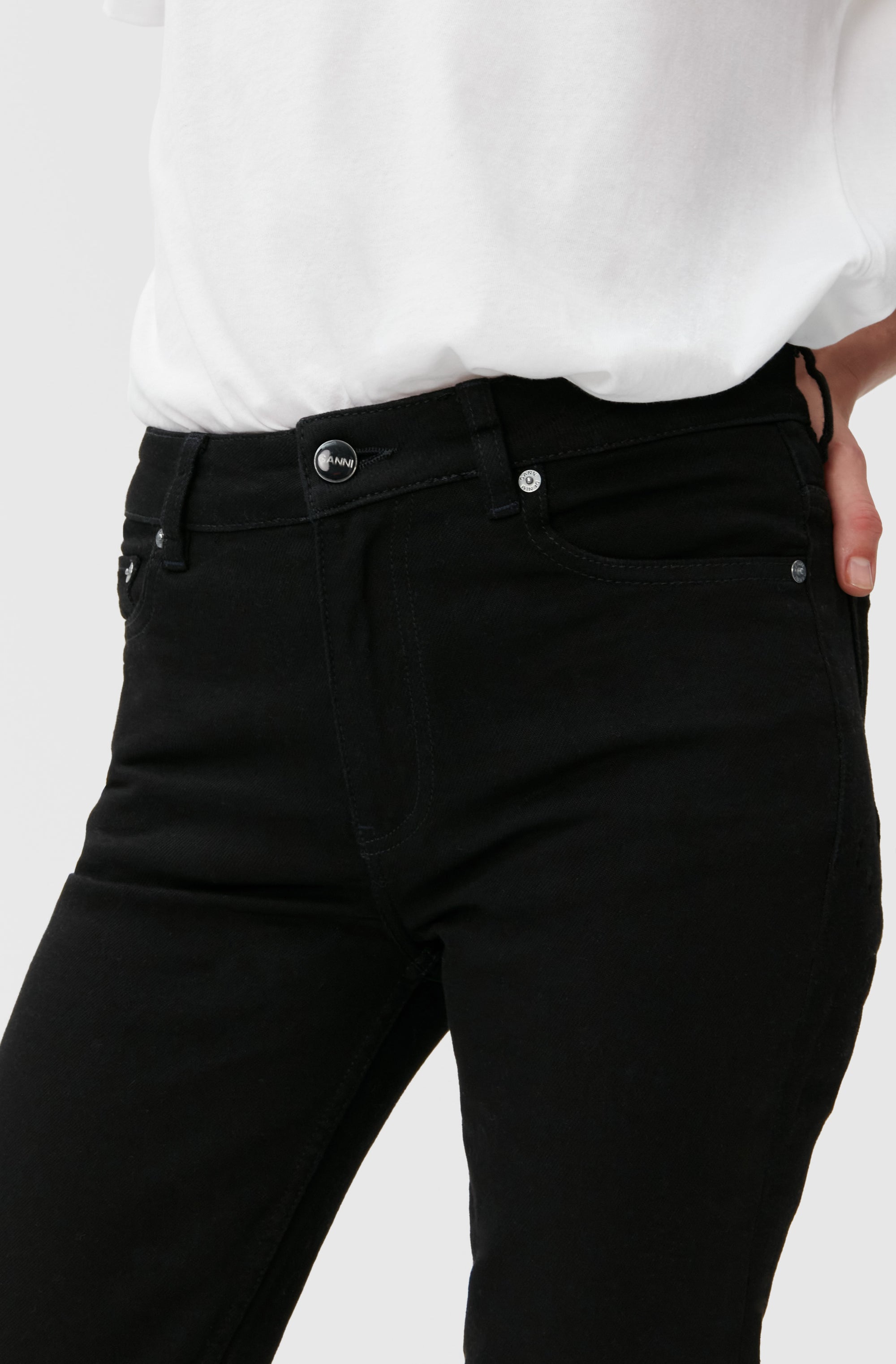 Beksi denim trousers - Black