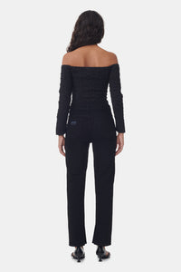 Beksi denim trousers - Black