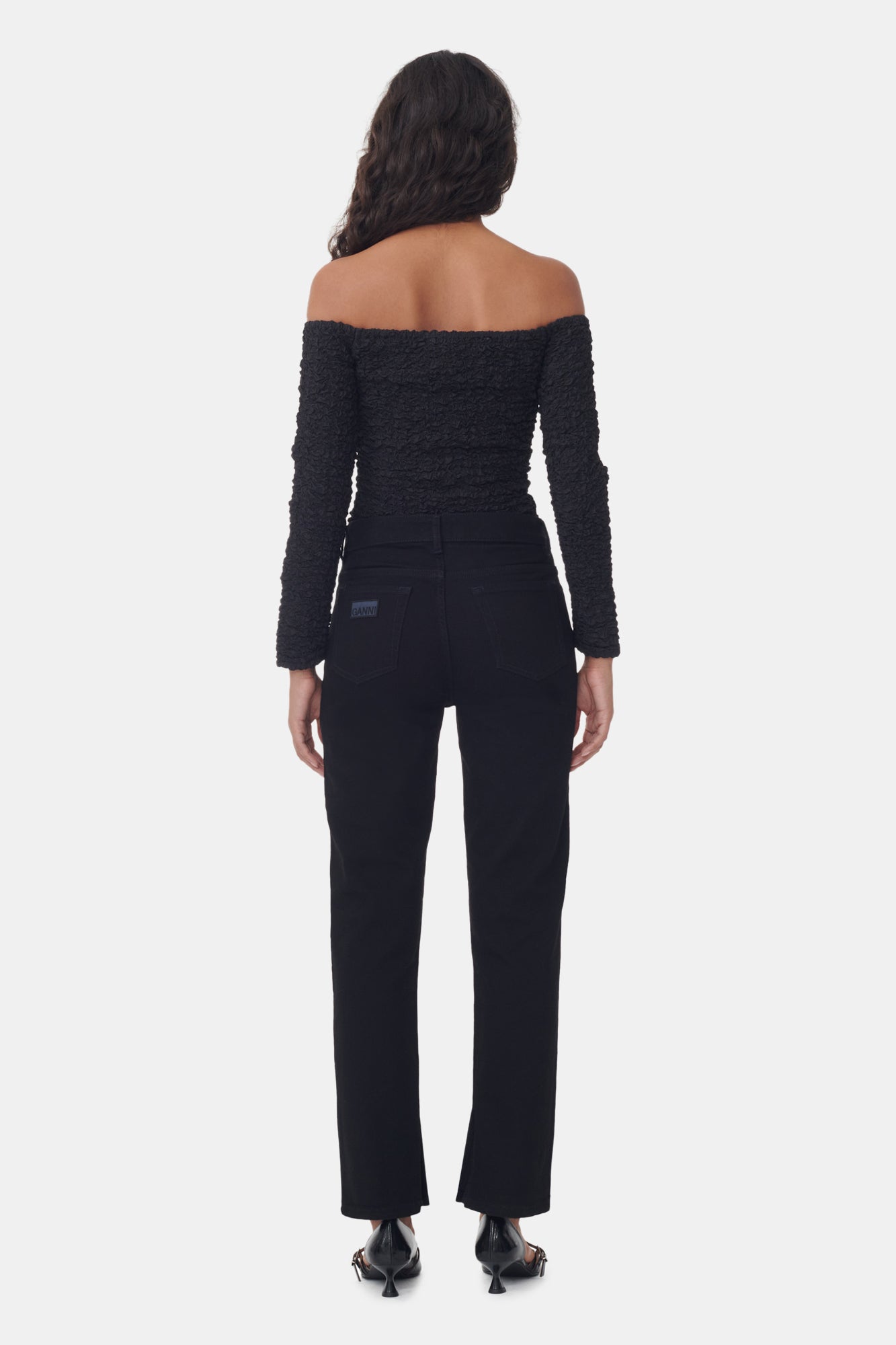 Beksi denim trousers - Black