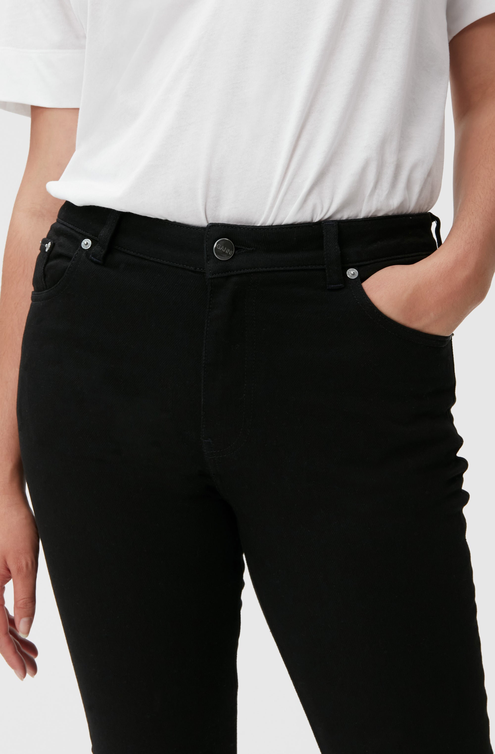 Beksi denim trousers - Black