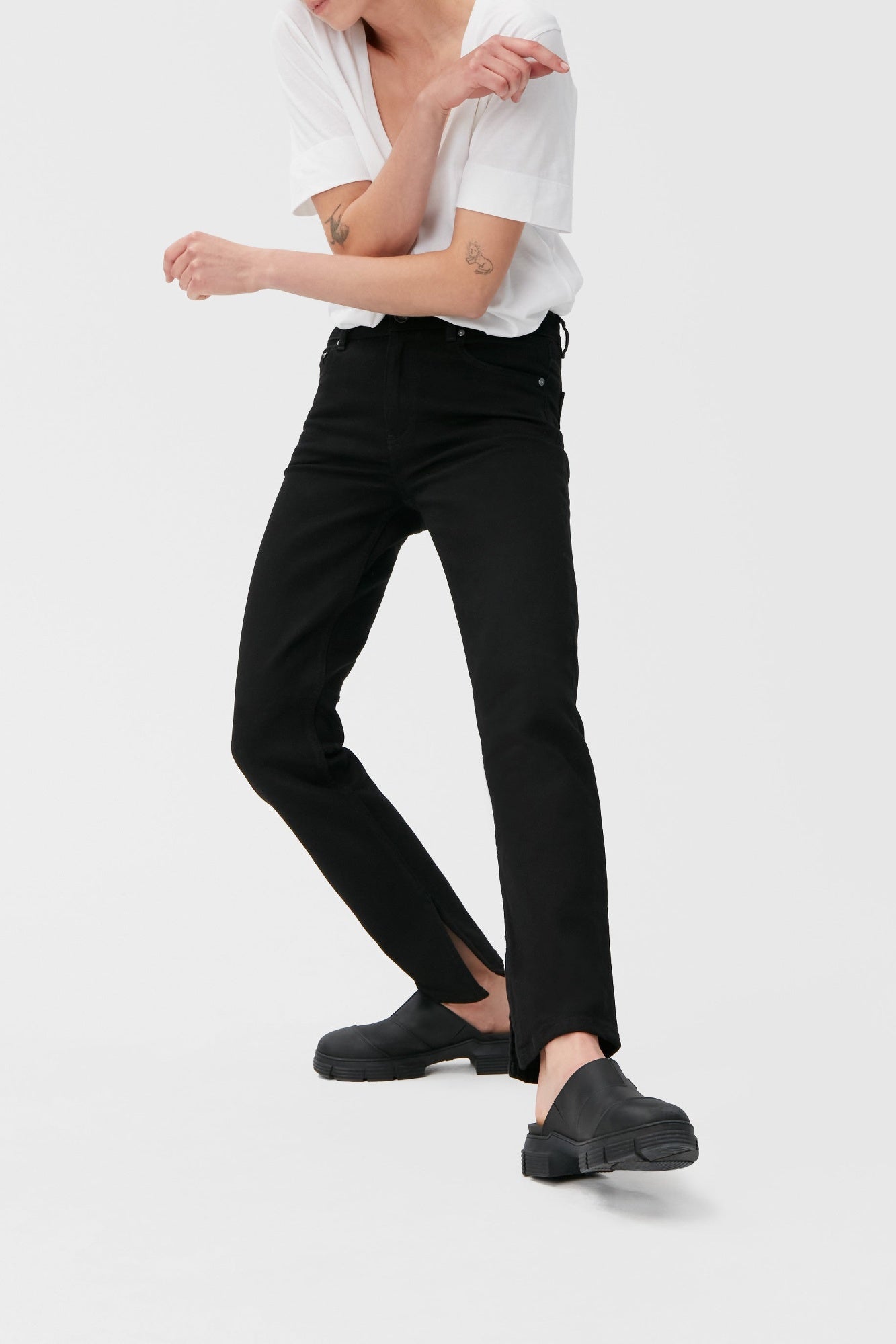 Beksi denim trousers - Black