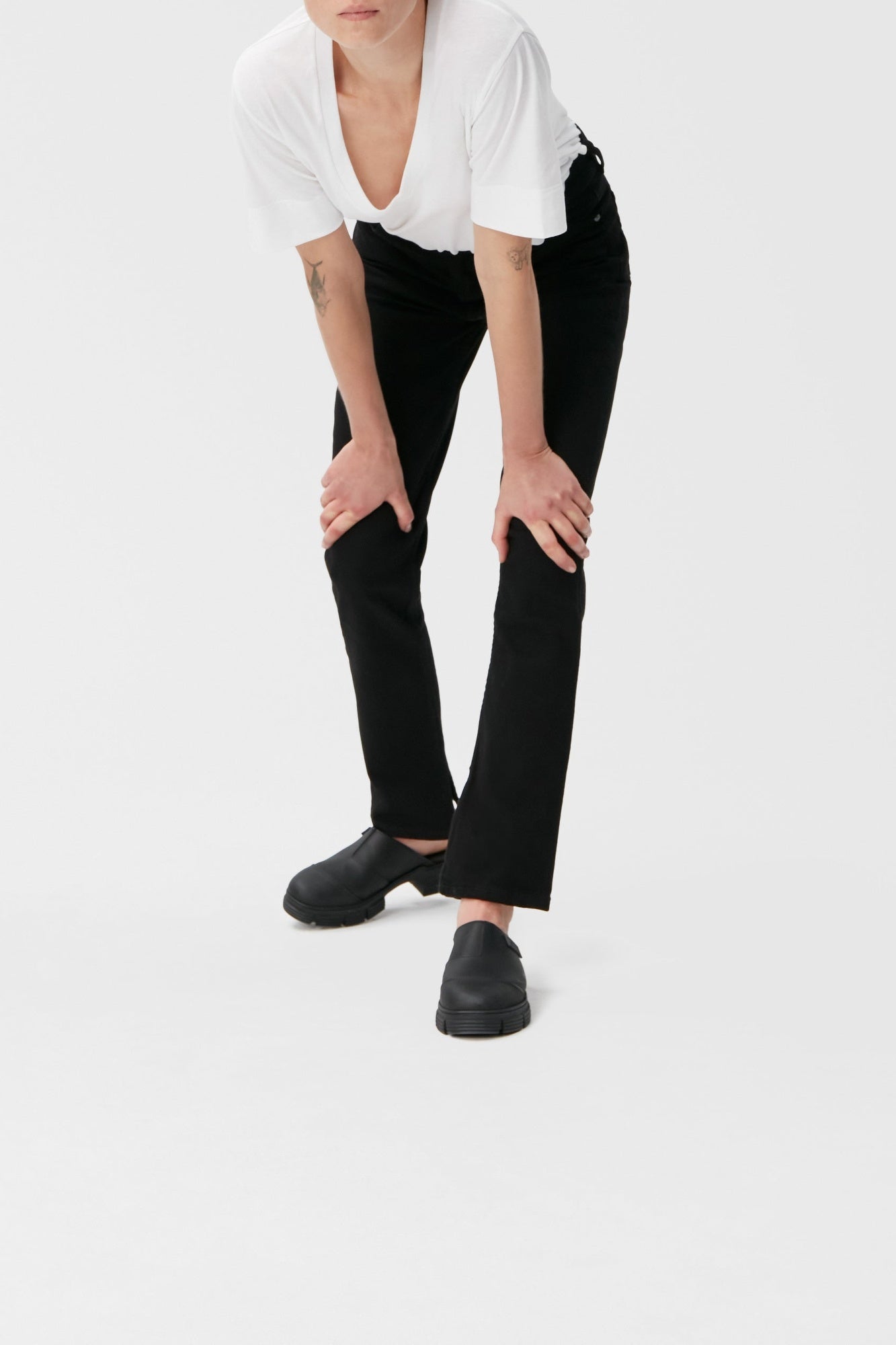 Beksi denim trousers - Black