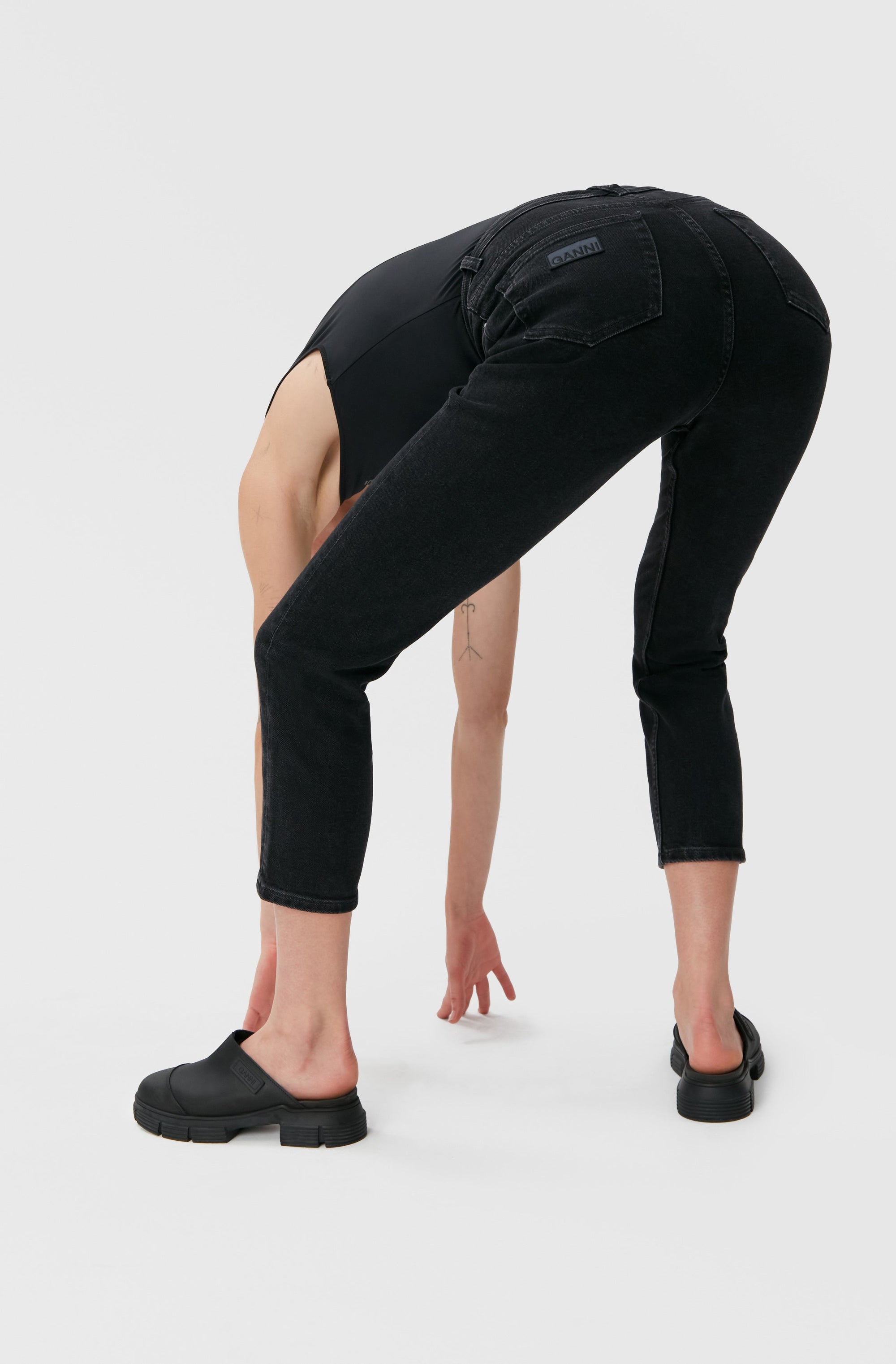 Pantalon Cutye en denim - Washed Black