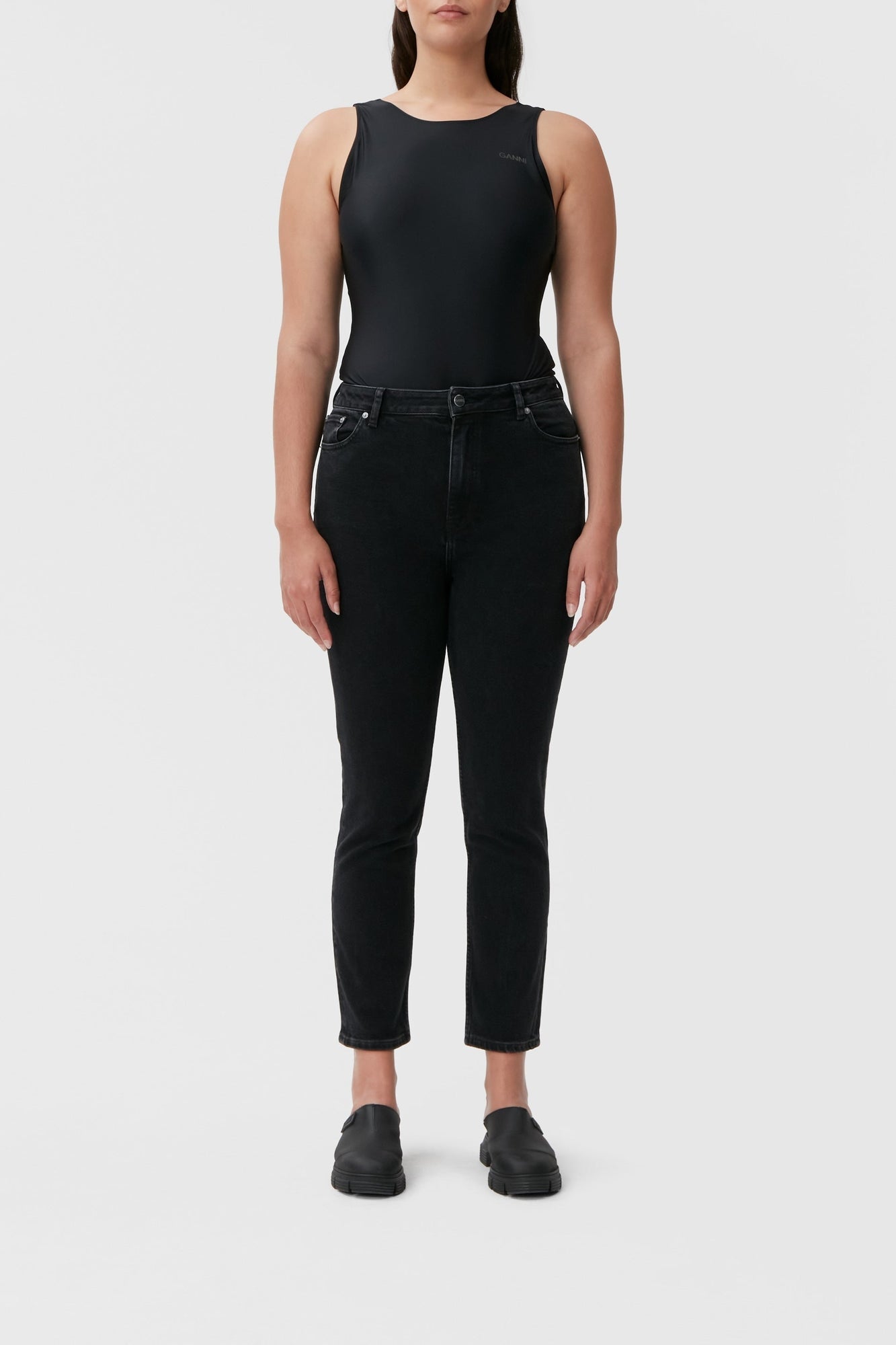 Pantalon Cutye en denim - Washed Black