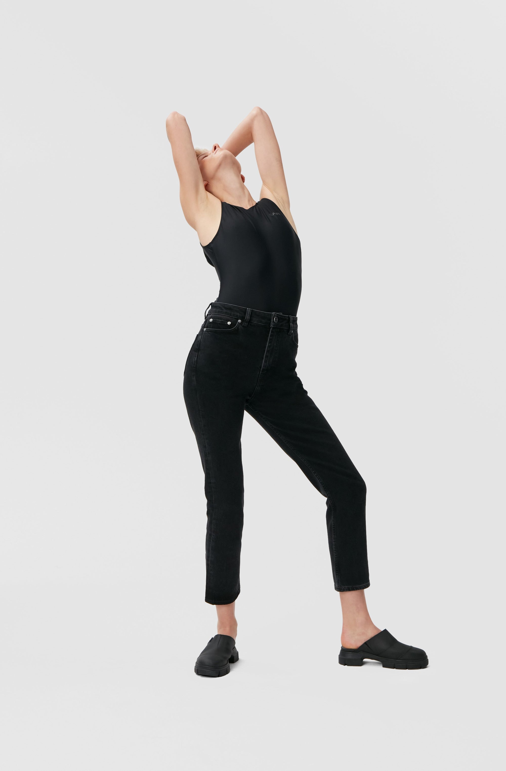 Pantalon Cutye en denim - Washed Black