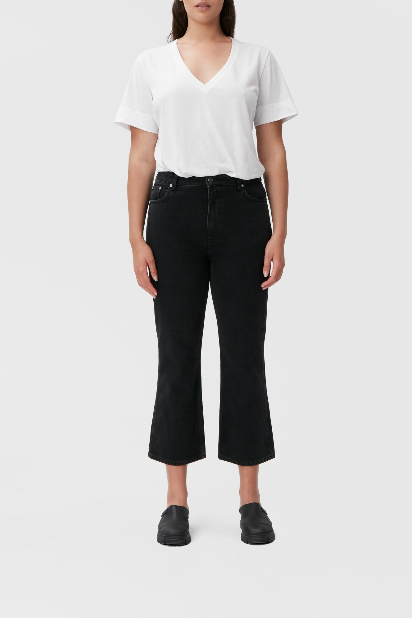 Pantalon Betzy en denim - Washed Black