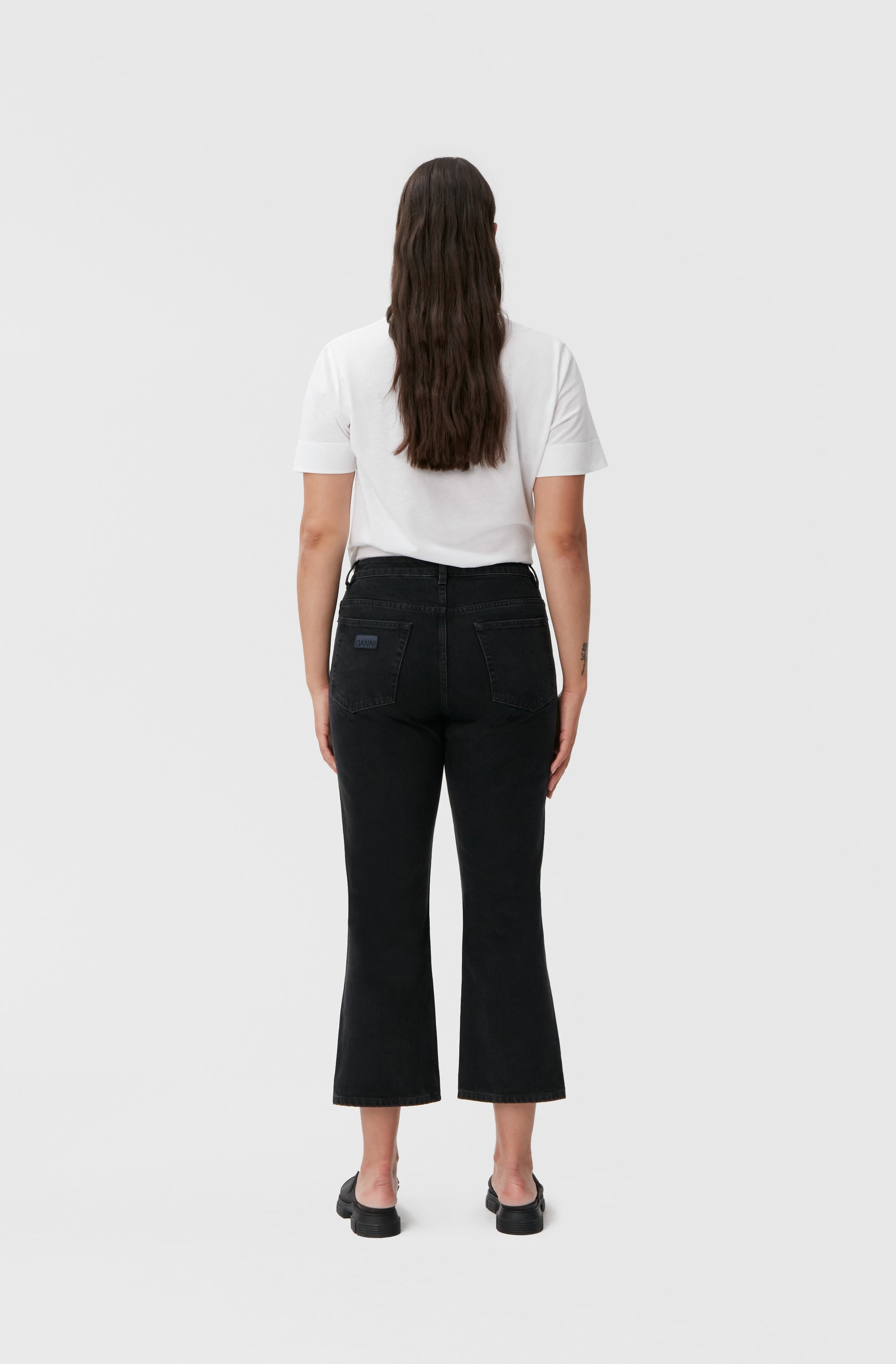 Pantalon Betzy en denim - Washed Black