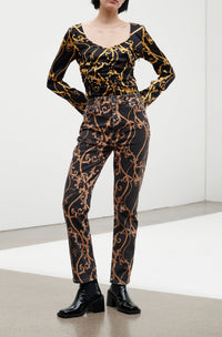 Pantalon court Misy en denim - Black