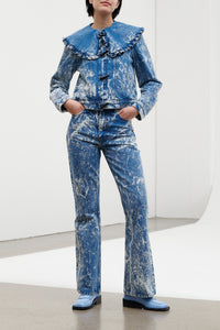 Veste délavée en denim - Bleach