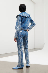 Veste délavée en denim - Bleach