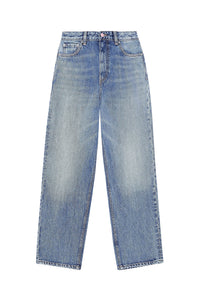 Pantalon Misy Cropped en denim - Mid Blue Vintage
