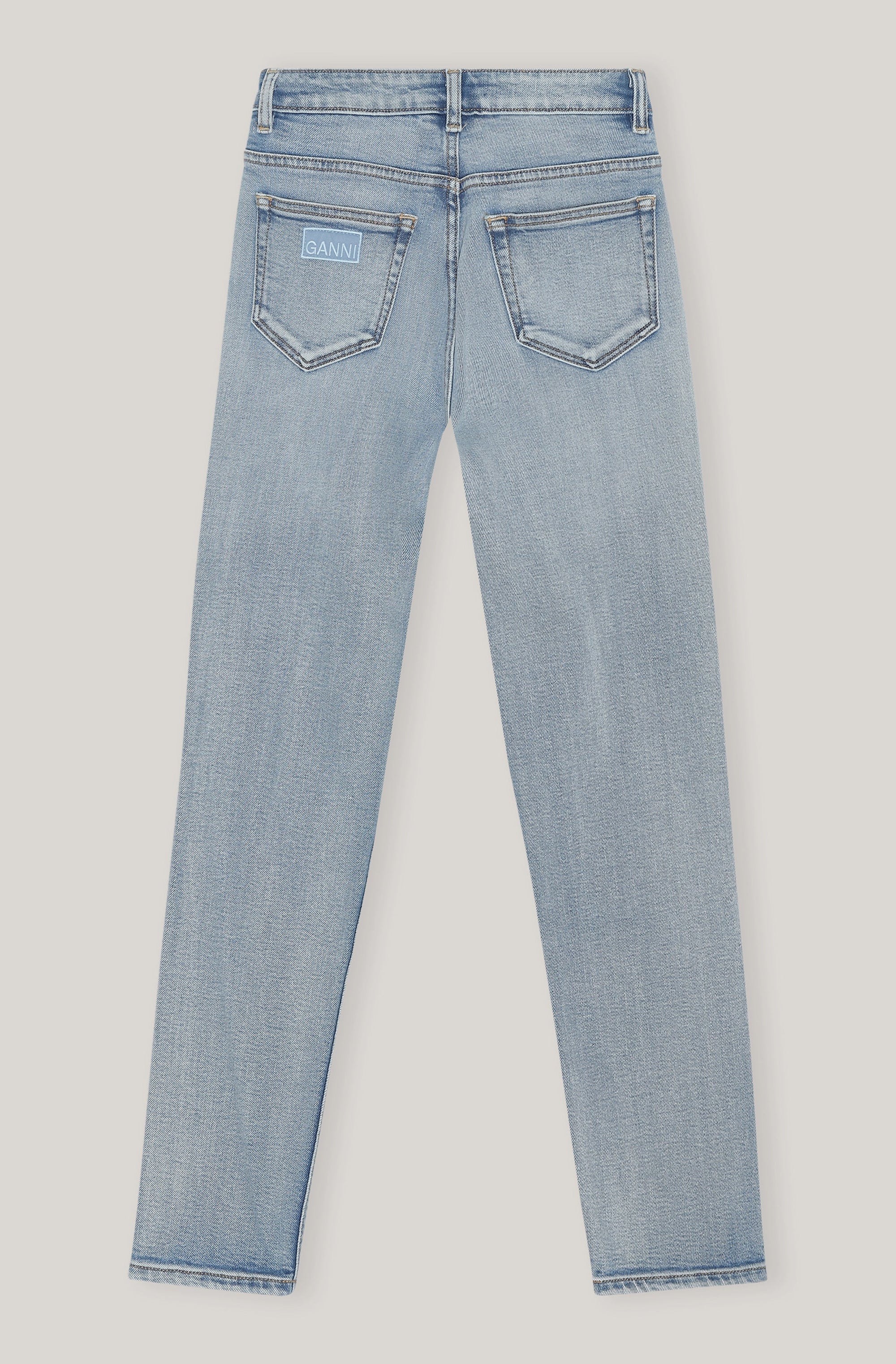 Pantalon court Cutye en denim - Light Blue Vintage