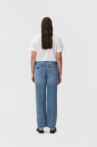 Pantalon Lovy en denim - Mid Blue Vintage