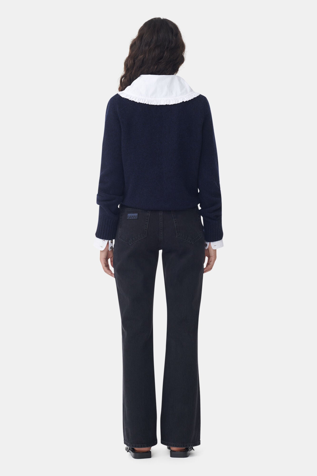 Pantalon Betzy en denim - Washed Black