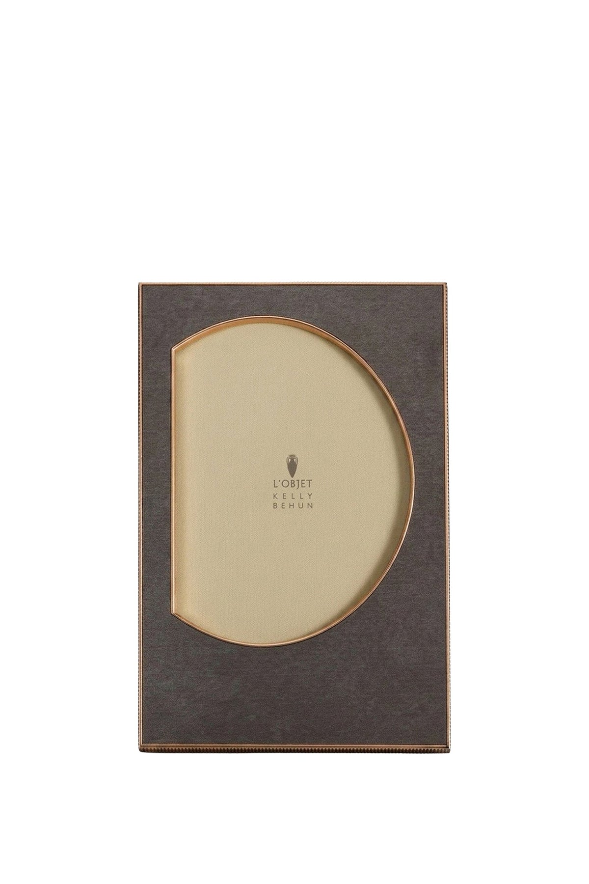 Moyen cadre demi-cercle Kelly Behun en bois - Marron