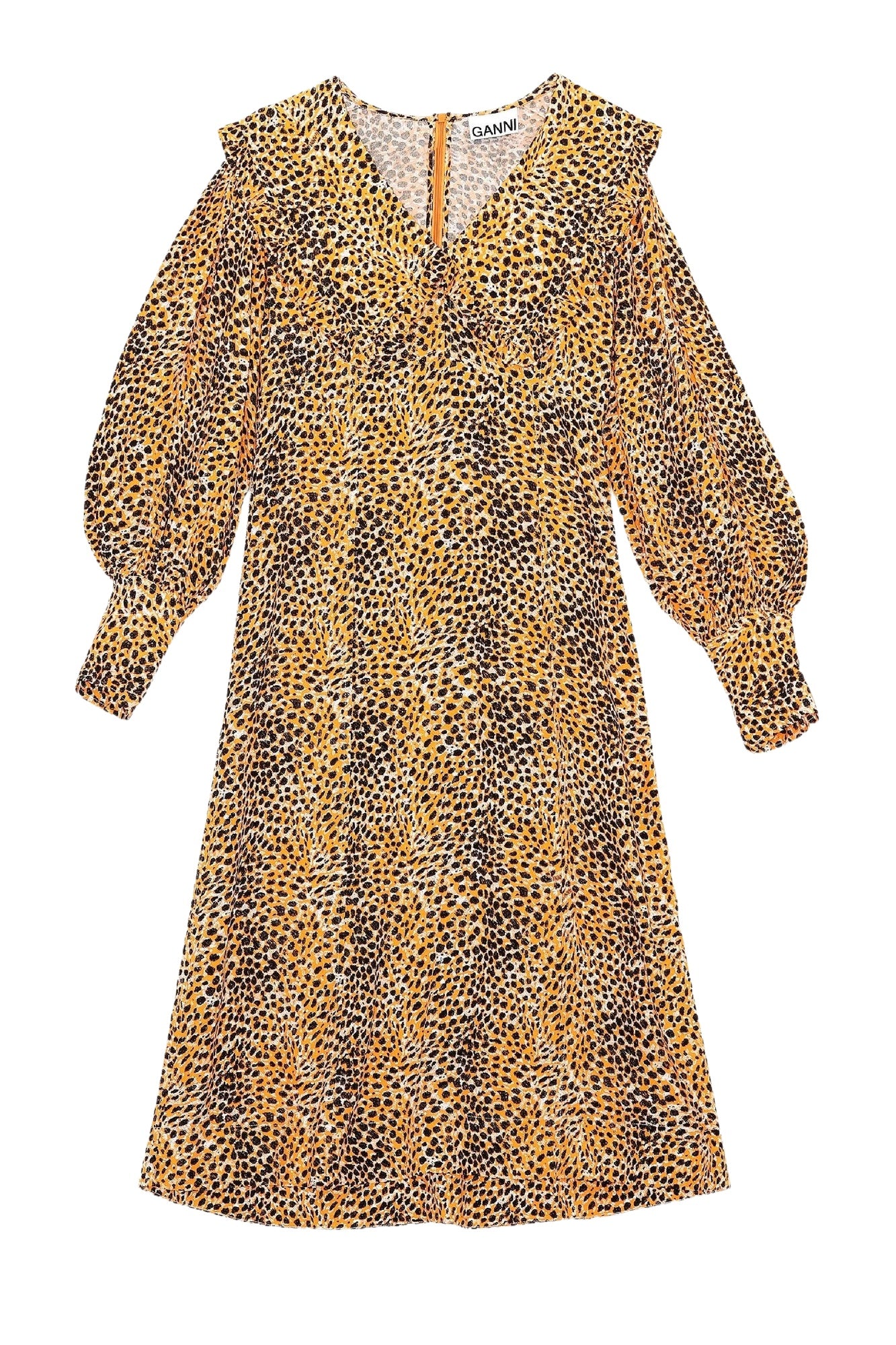 Robe midi ajustée - Bright Marigold