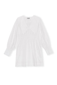 Robe courte en coton - Bright White