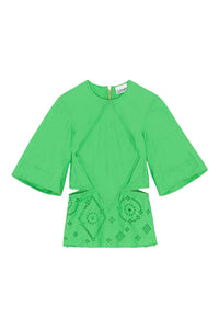 Blouse en broderie anglaise - Kelly Green