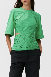 Blouse en broderie anglaise - Kelly Green