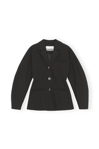 Blazer à rayures - Black