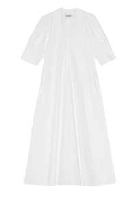Robe midi en coton - Bright White