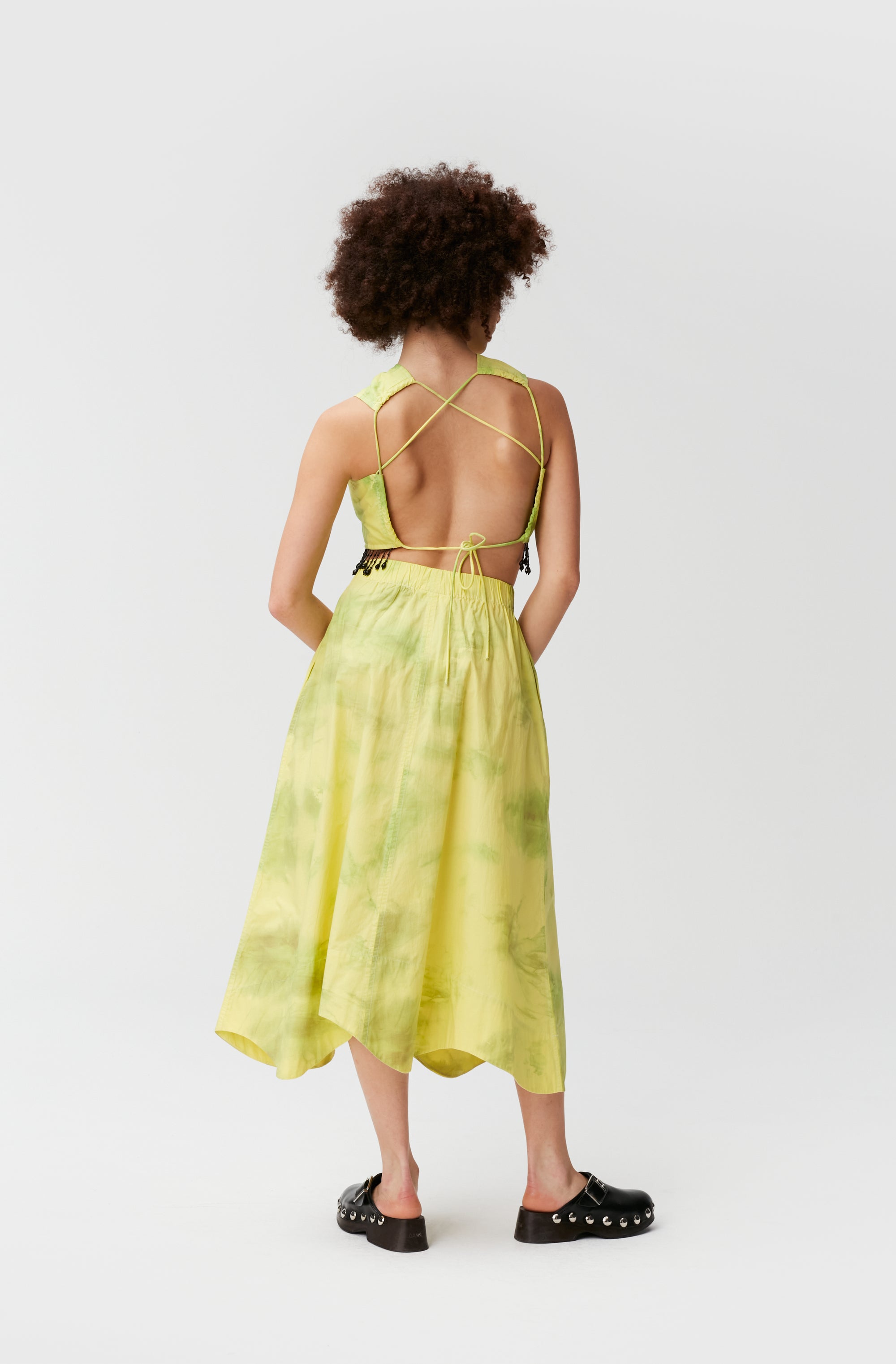 Top court en coton - Pale Banana