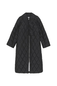 Manteau matelassé oversize - Black