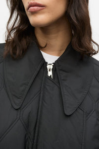 Manteau matelassé oversize - Black