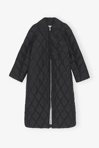 Manteau matelassé oversize - Black