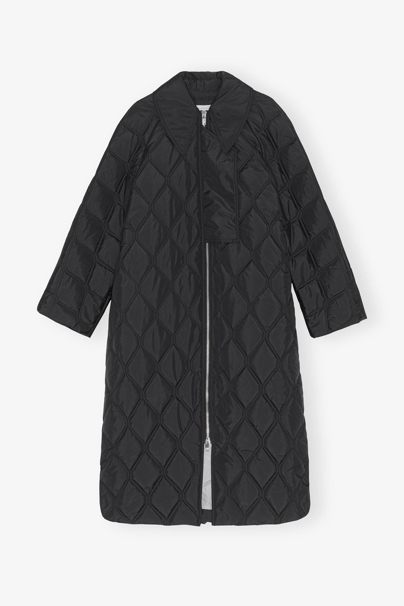 Manteau matelassé oversize - Black