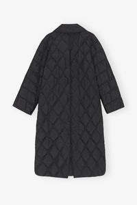 Manteau matelassé oversize - Black