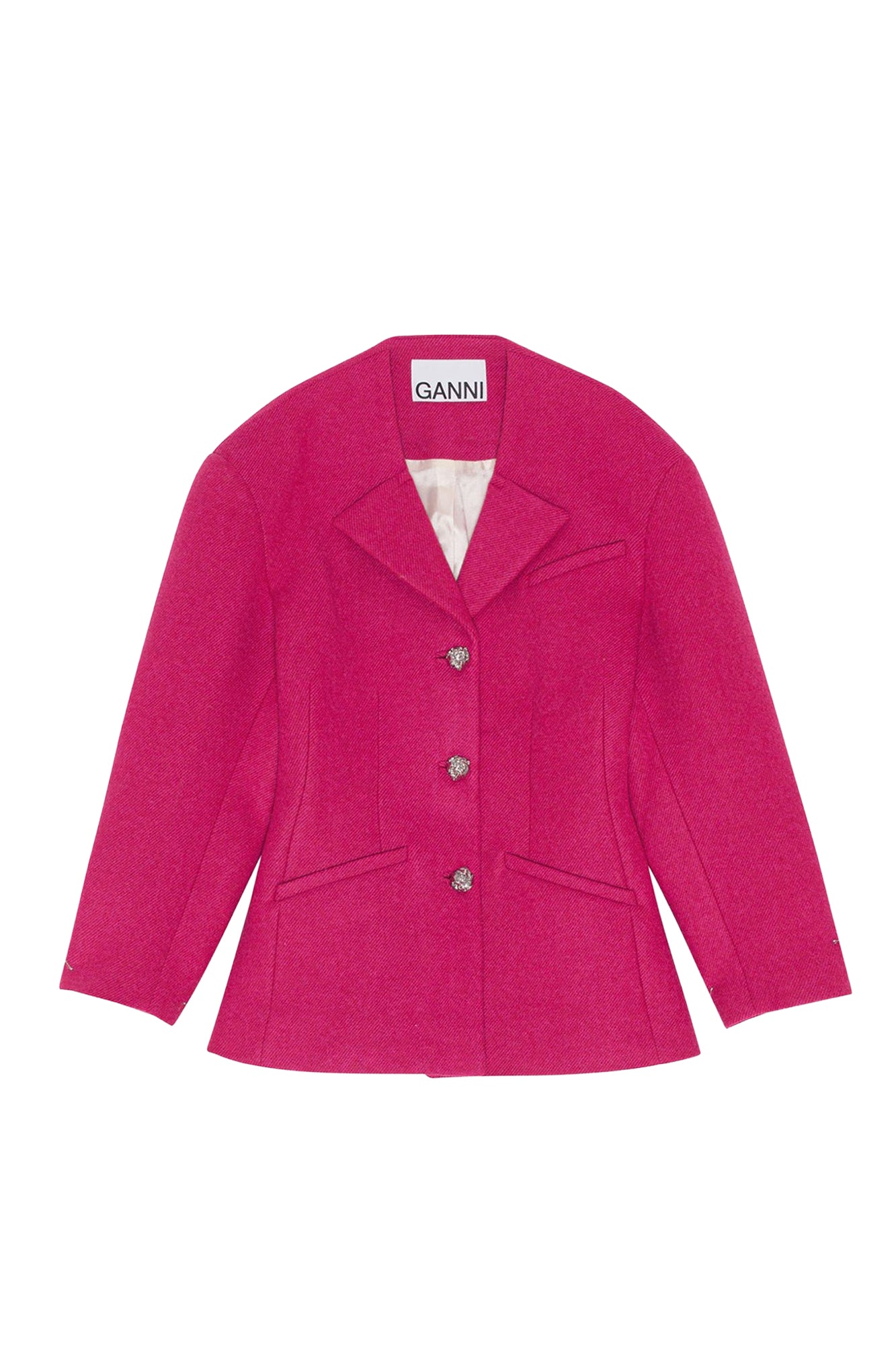 Blazer ajusté laine - Fiery Red